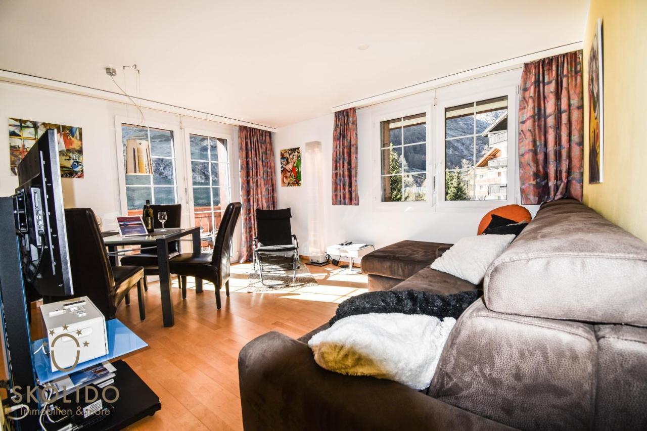Wohnung In Zermatt Mit Postkarten Matterhornblick Ngoại thất bức ảnh