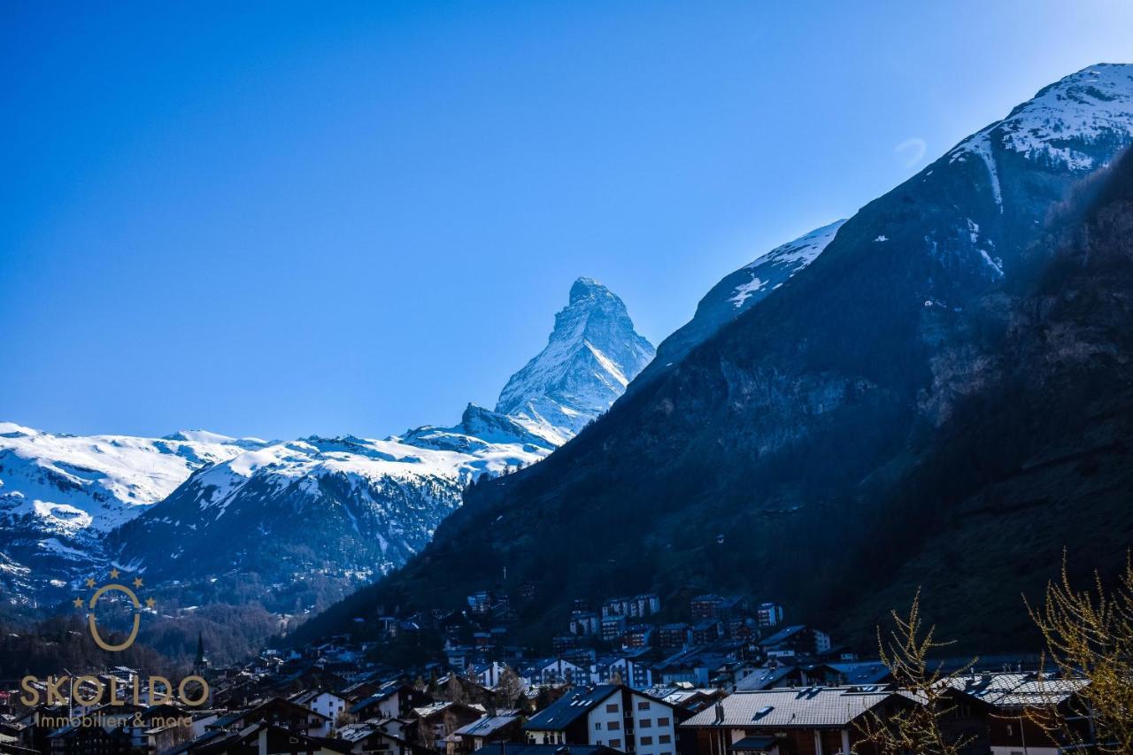 Wohnung In Zermatt Mit Postkarten Matterhornblick Ngoại thất bức ảnh