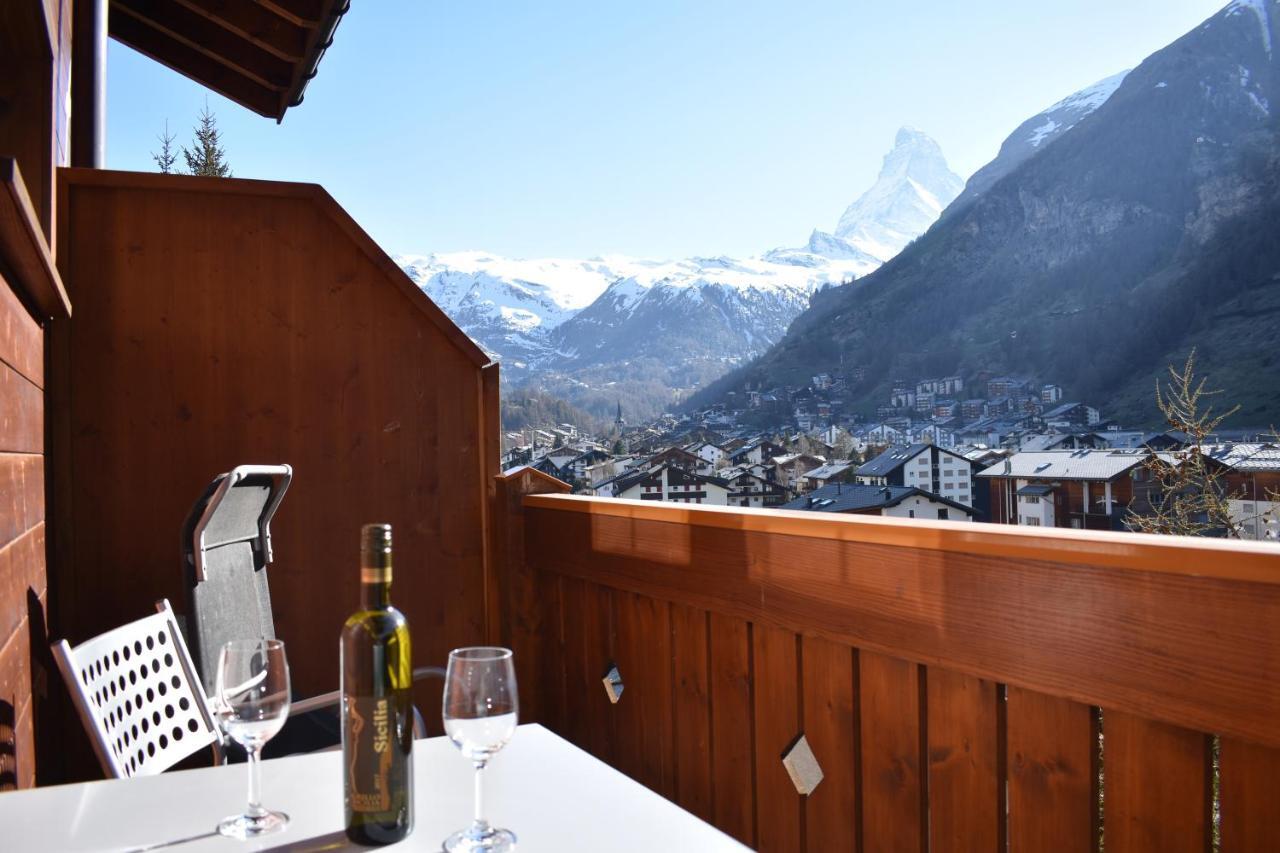 Wohnung In Zermatt Mit Postkarten Matterhornblick Ngoại thất bức ảnh